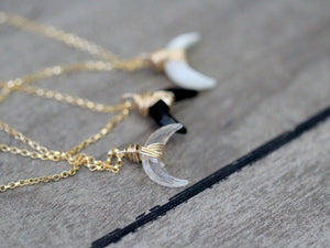 Moonbeam Necklace - ( Multiple Colors Available )  As Seen On Chambers