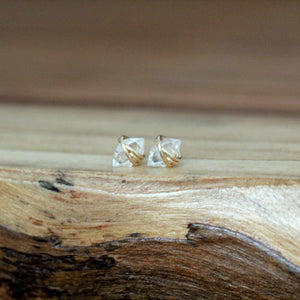 Herkimer Diamond Studs - Larger Size