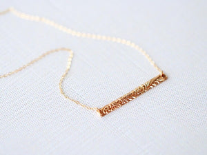 Blossom Bar Necklace