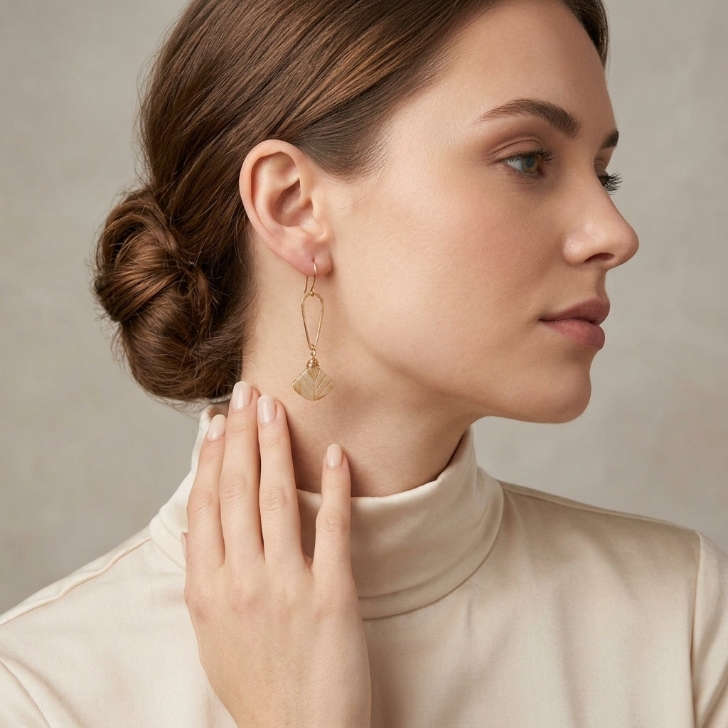 Bombay Earrings - Agate