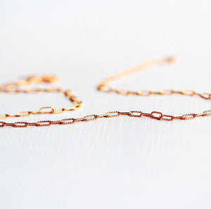 Textured Paperclip Choker