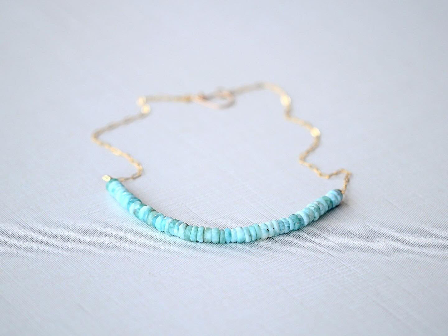 Larimar Collar Necklace
