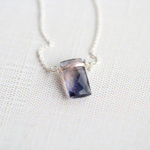 Fluorite Baguette Necklace