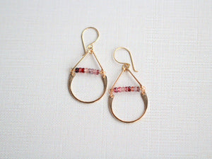 Sugarplum Earrings - Spinel