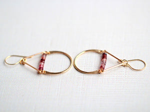 Sugarplum Earrings - Spinel
