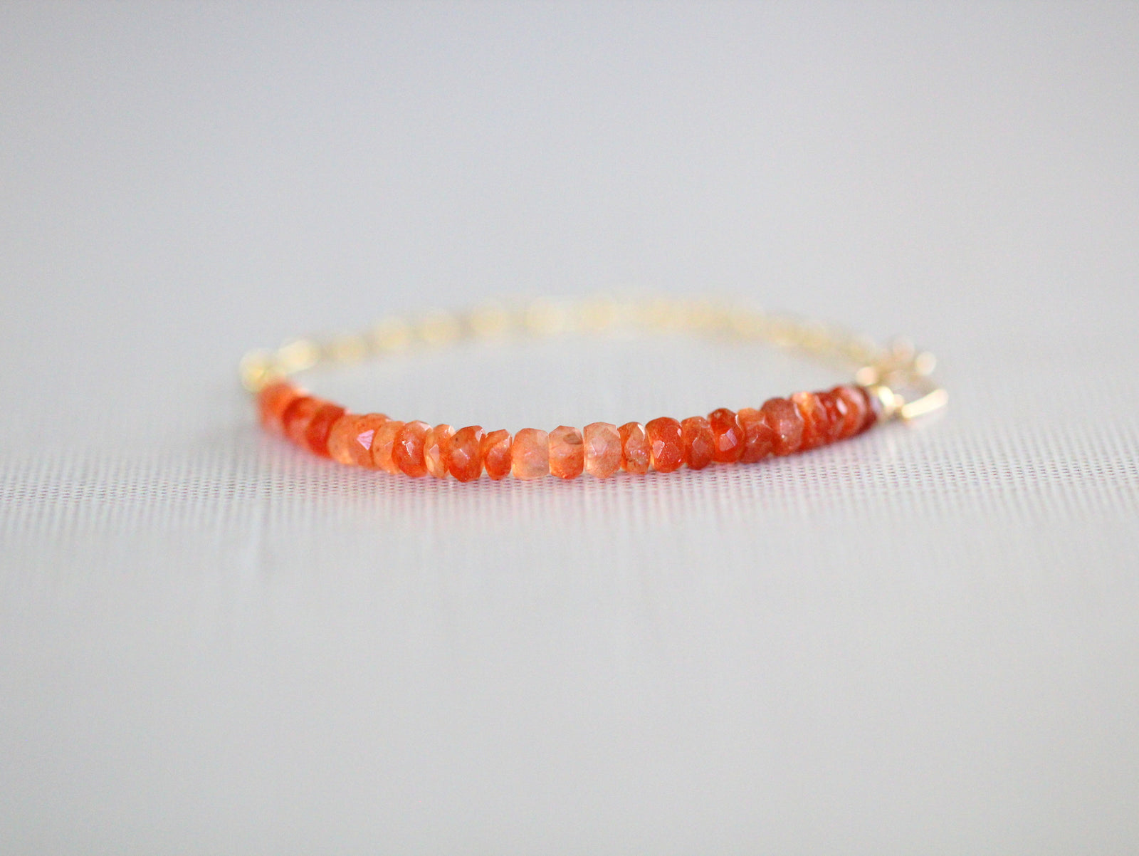 Cara Beaded Bracelet - Sunstone