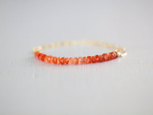 Cara Beaded Bracelet - Sunstone