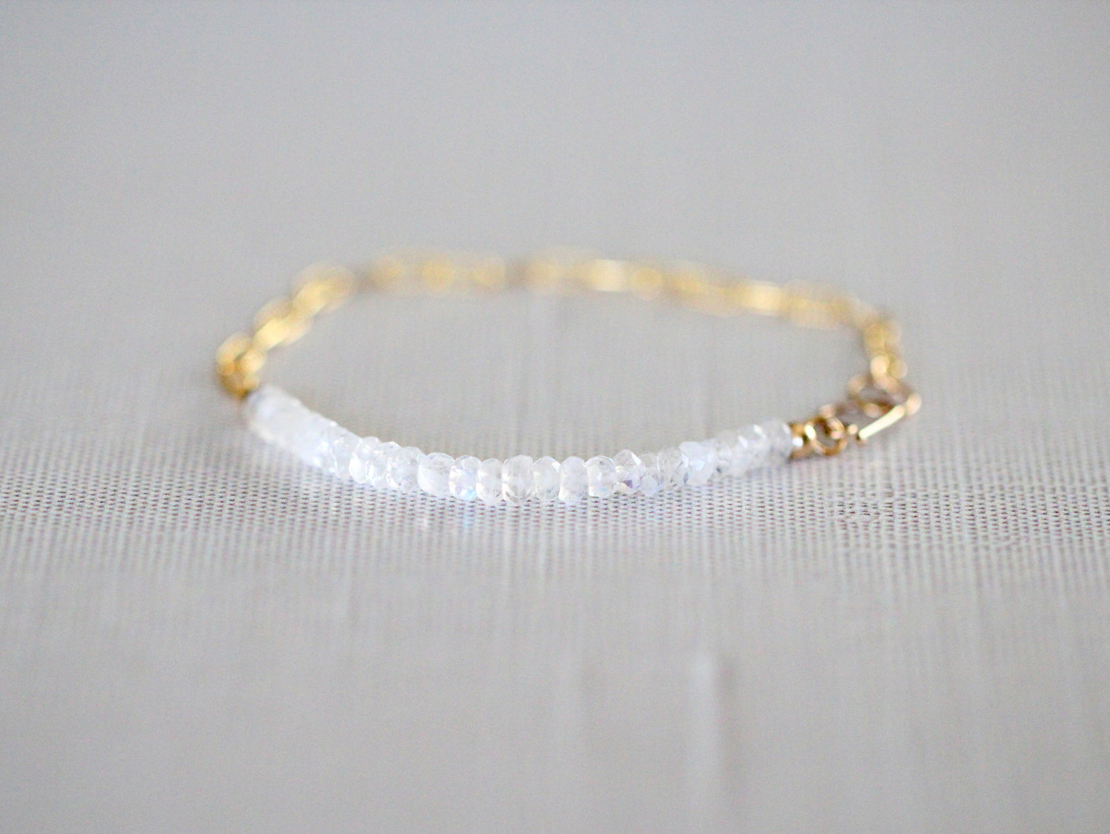 Cara Beaded Bracelet - Moonstone