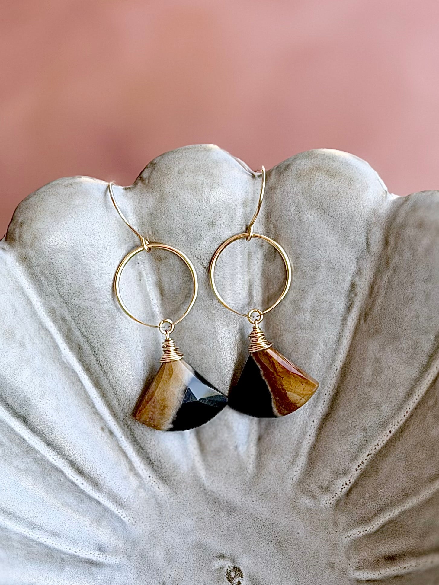 Bombay Earrings - Jasper