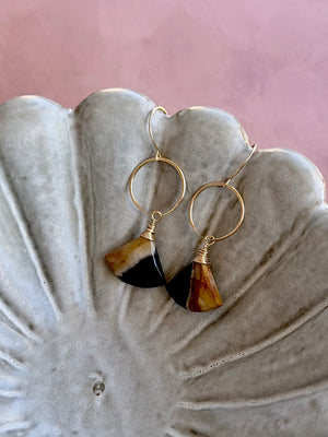 Bombay Earrings - Jasper