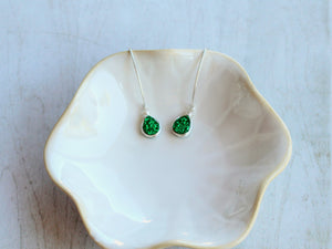 Linear Druzy Drops - Emerald City