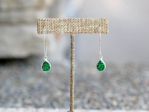 Linear Druzy Drops - Emerald City