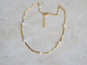 Scalloped Pearl Choker