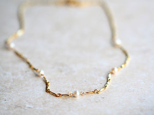 Scalloped Pearl Choker