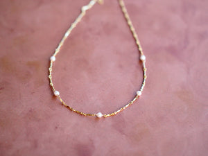 Scalloped Pearl Choker