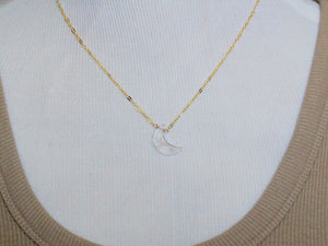 Moonflower Necklace - Rose Quartz