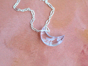 Moonflower Necklace - Rose Quartz