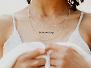 Textured Paperclip Choker