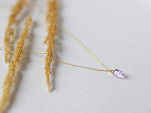 Pike Necklace - Pink Amethyst