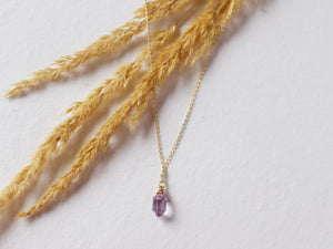 Pike Necklace - Pink Amethyst