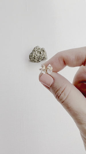 Herkimer Diamond Studs - As Seen On The Small Things Blog & Baby Daddy