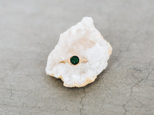 Micro Druzy Ring - Emerald City