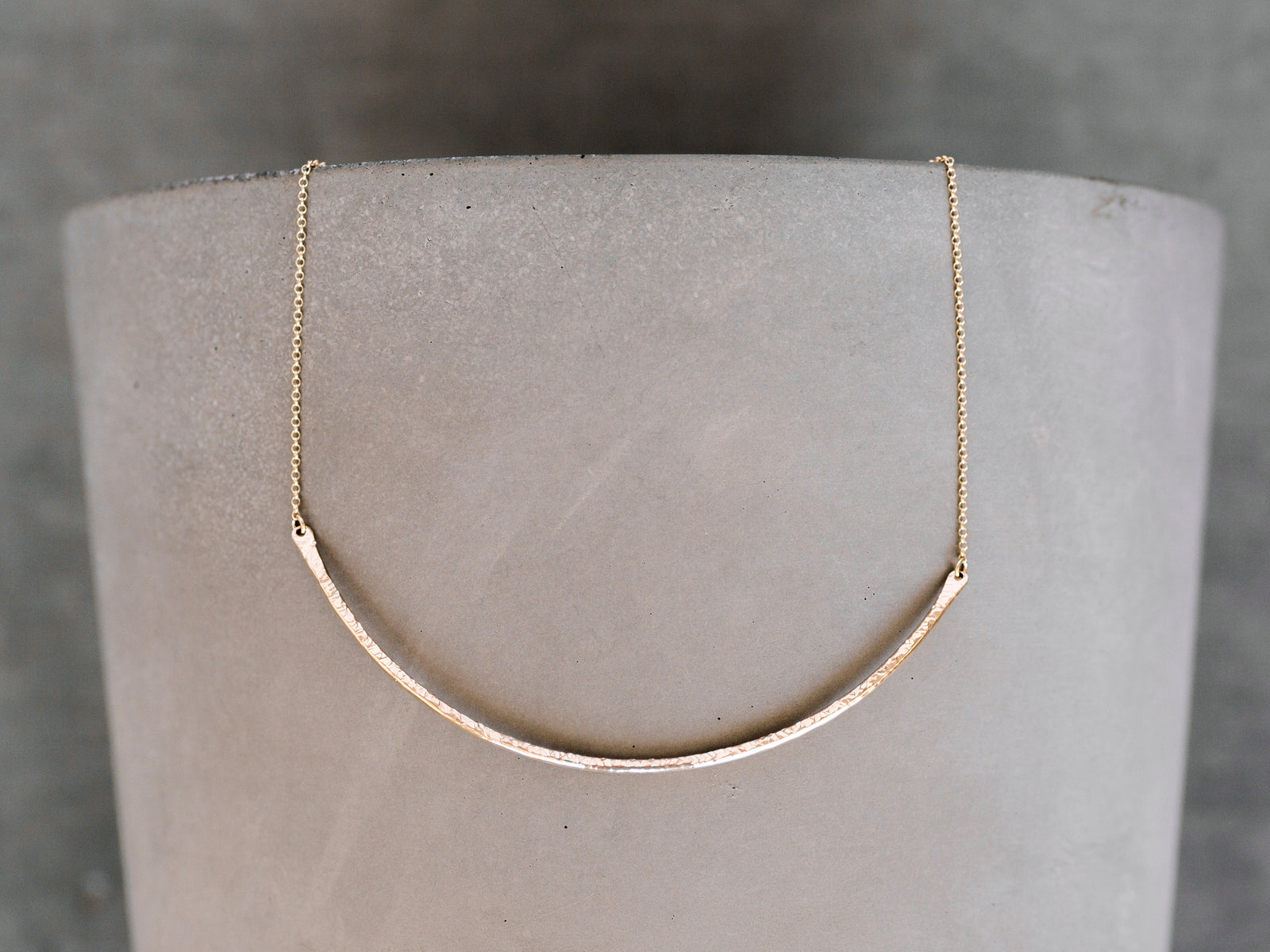 Contour Collar Necklace - ( As Seen On Arrow )