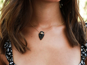Canyon Necklace - Obsidian
