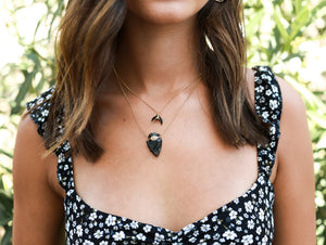 Canyon Necklace - Obsidian