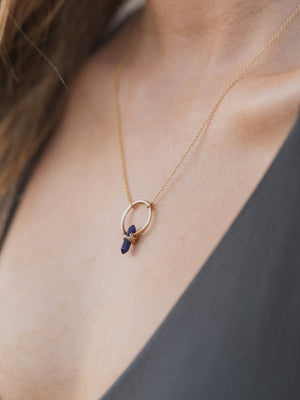 Crest Necklace - Sodalite