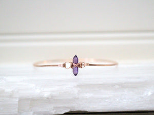 Crest Bracelet - Amethyst