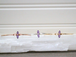 Crest Bracelet - Amethyst