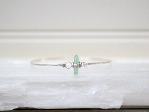 Crest Bracelet - Green Aventurine