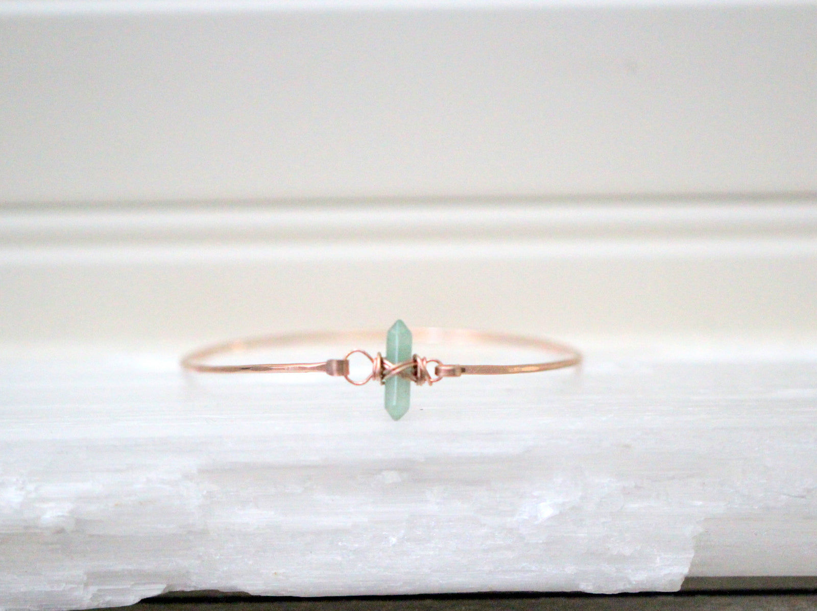 Crest Bracelet - Green Aventurine