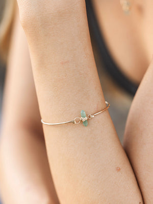 Crest Bracelet - Green Aventurine