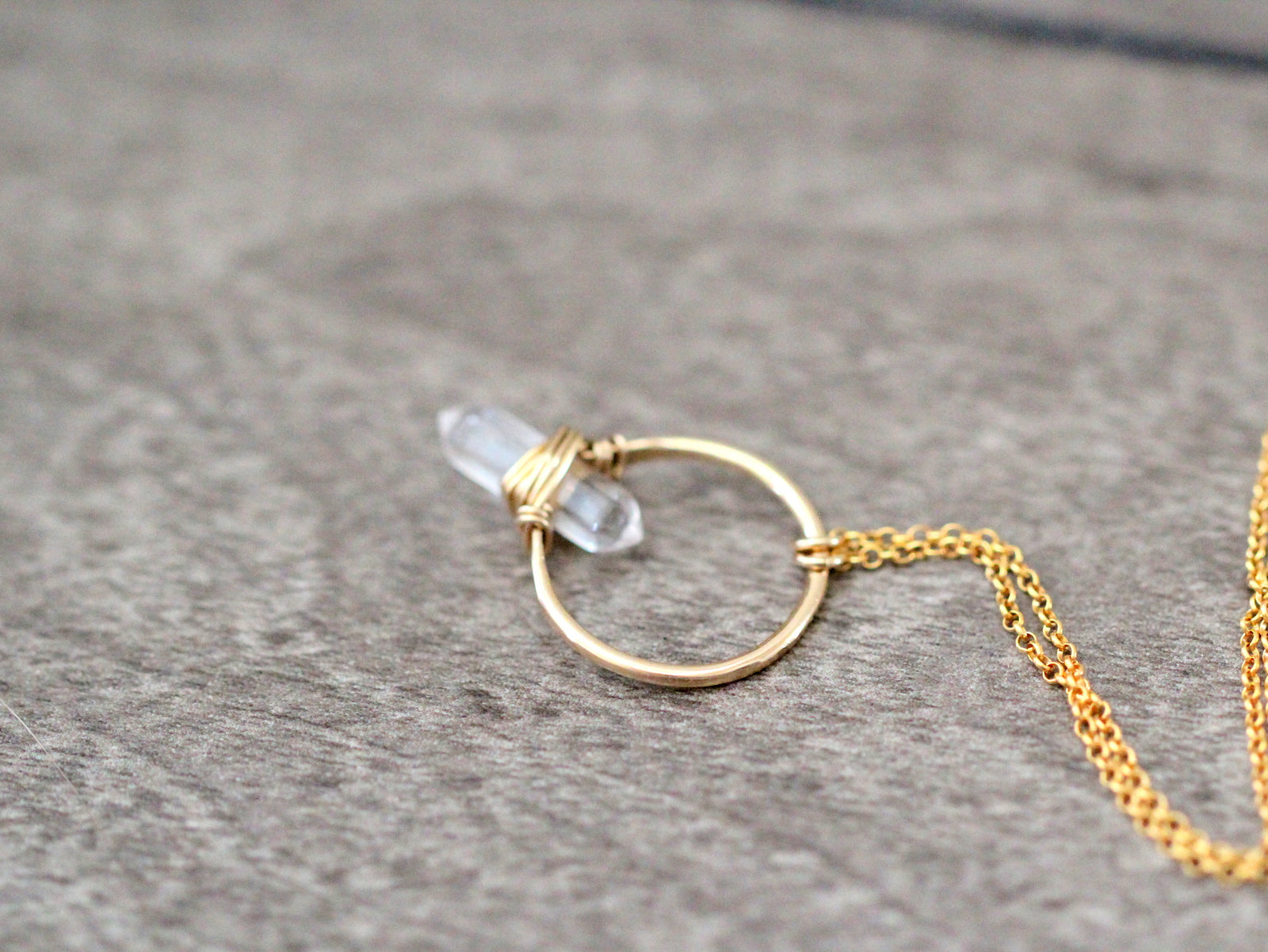 Crest Necklace - Crystal Quartz