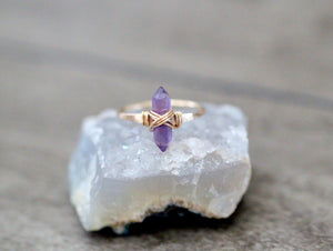 Crest Ring - Amethyst