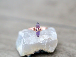 Crest Ring - Amethyst