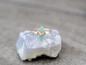 Crest Ring - Aventurine