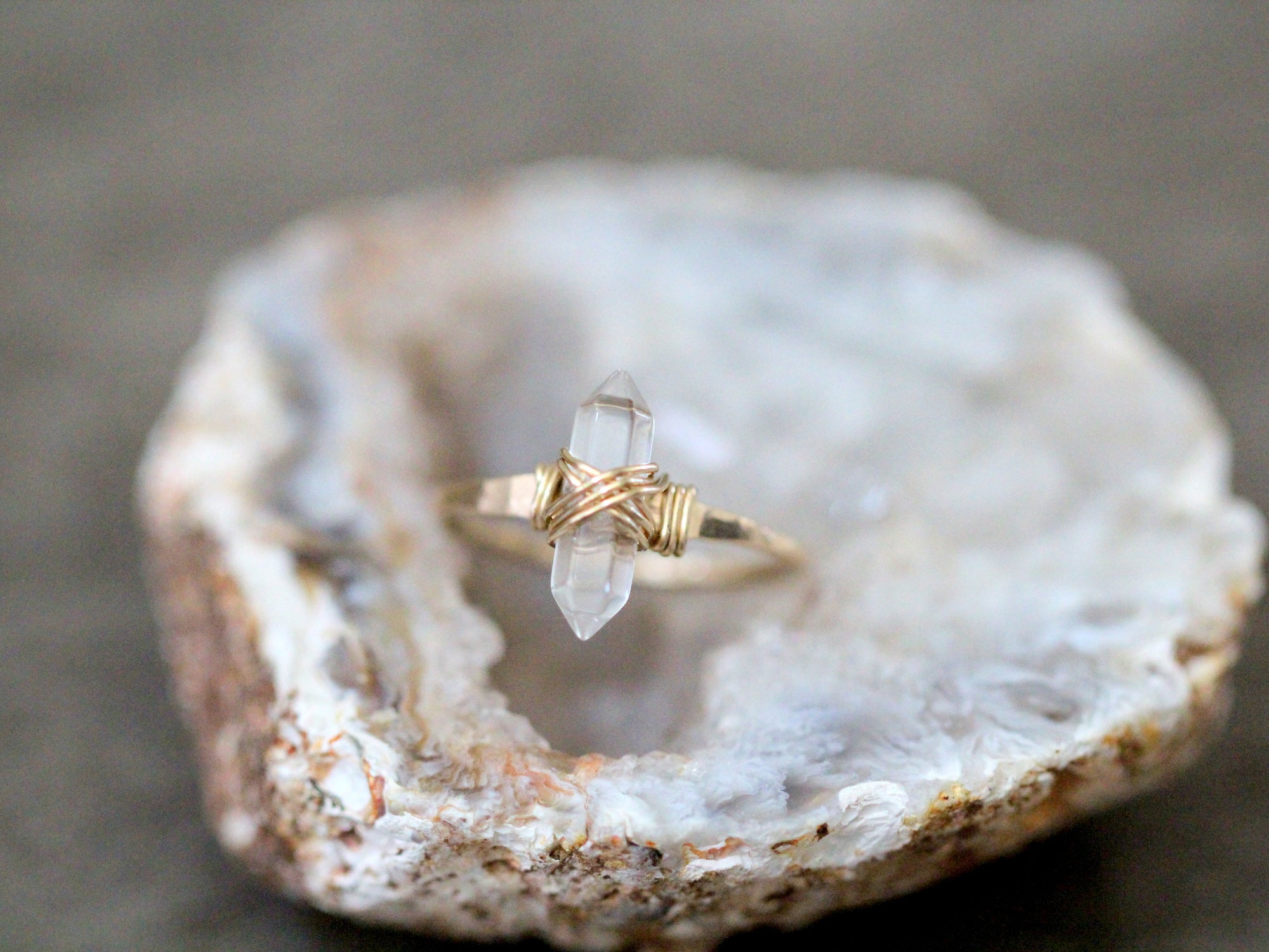 Crest Ring - Crystal Quartz