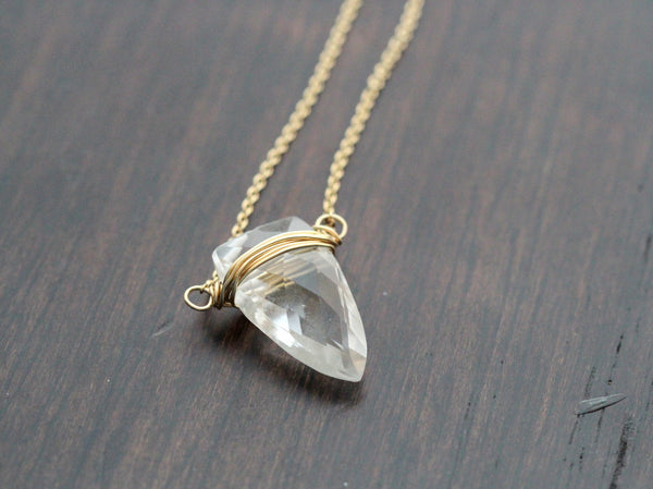 Finn Necklace - Crystal main image 0