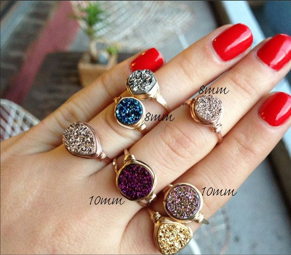 8mm clearance stone ring