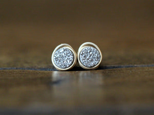 Micro Studs - Platinum