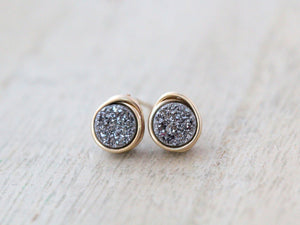 Micro Studs - Platinum