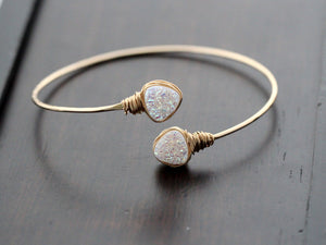 Druzy Wrap Bracelet