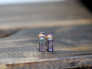 Fluorite Bar Studs