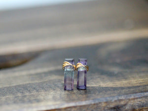 Fluorite Bar Studs