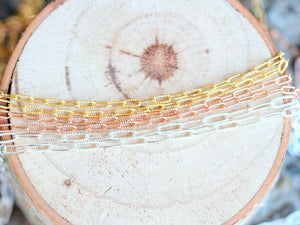 Textured Paperclip Choker