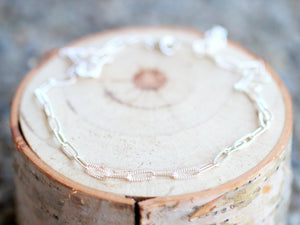 Textured Paperclip Choker