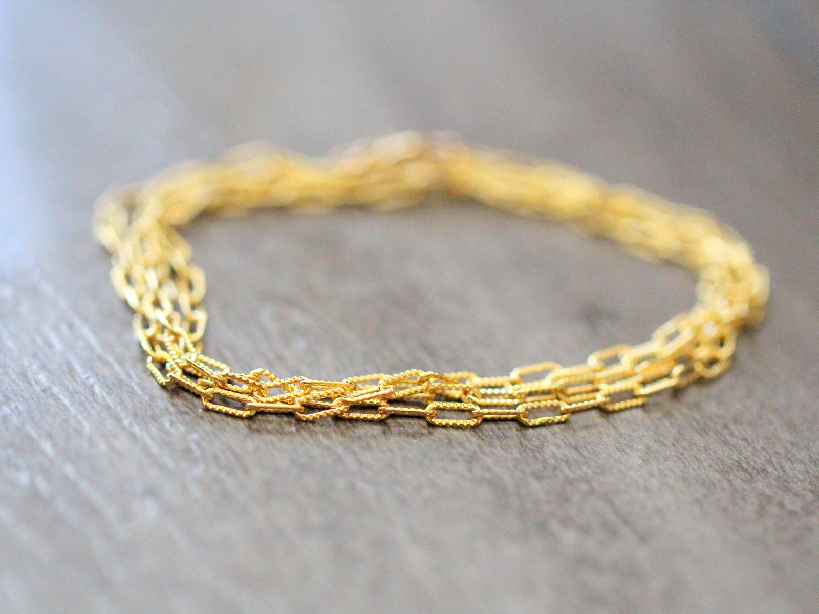 Textured Paperclip Choker